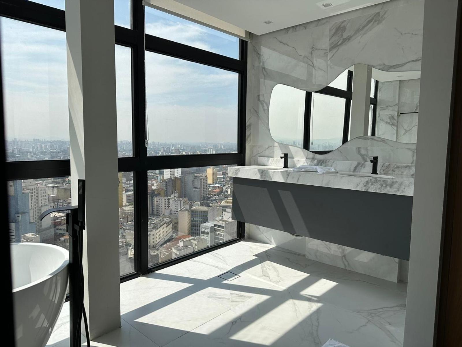 サンパウロSky Loft - Andar 41アパートメント エクステリア 写真