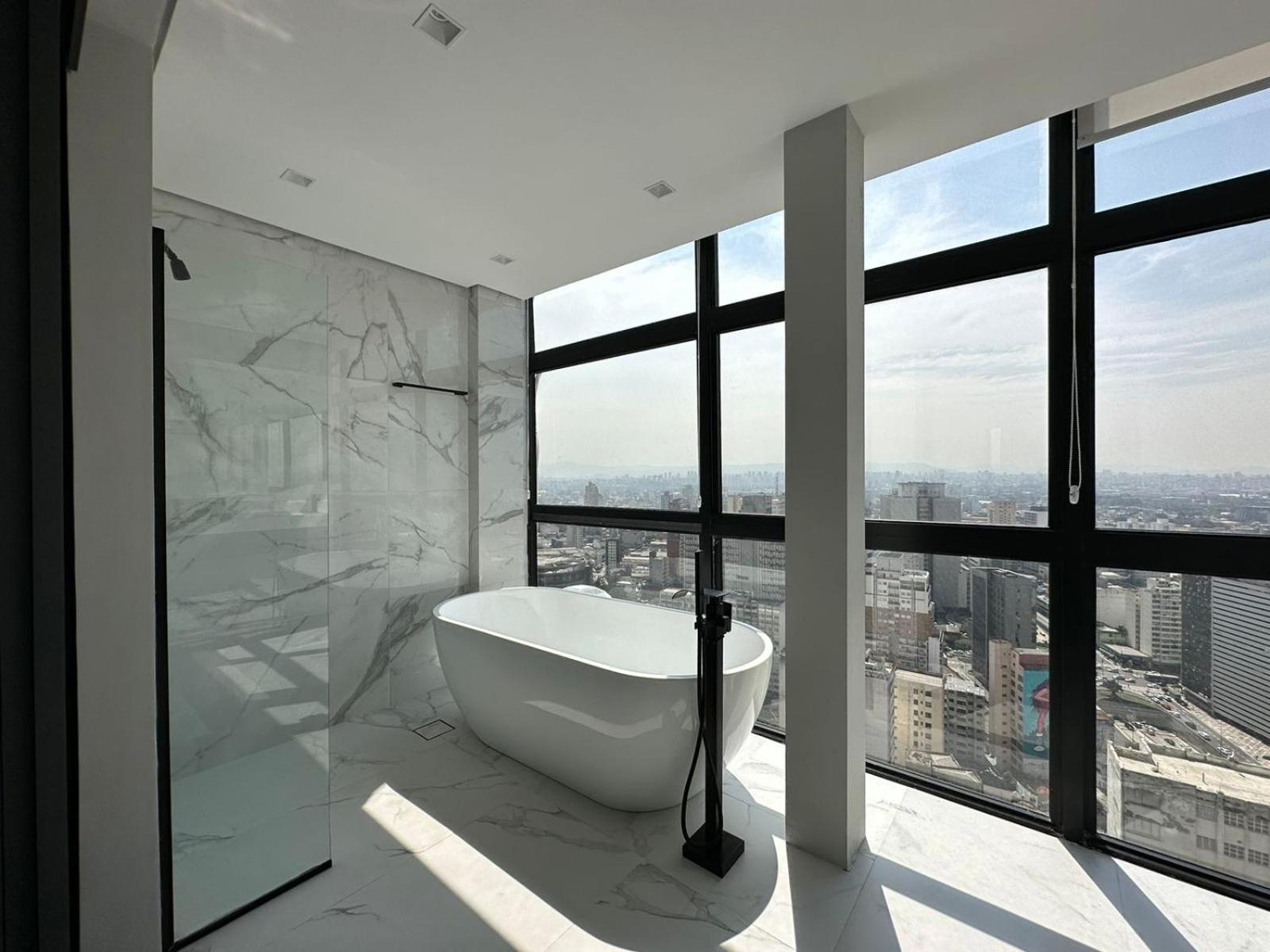 サンパウロSky Loft - Andar 41アパートメント エクステリア 写真