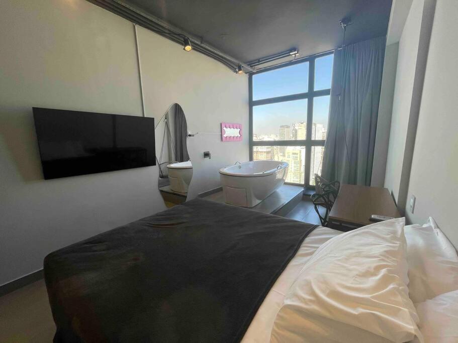 サンパウロSky Loft - Andar 41アパートメント エクステリア 写真