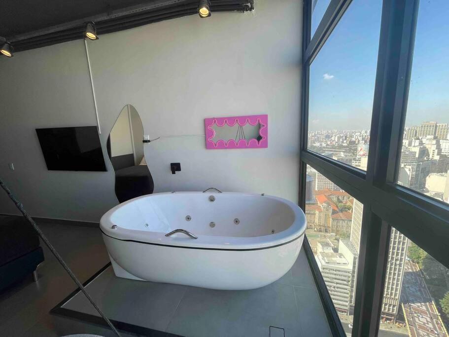 サンパウロSky Loft - Andar 41アパートメント エクステリア 写真