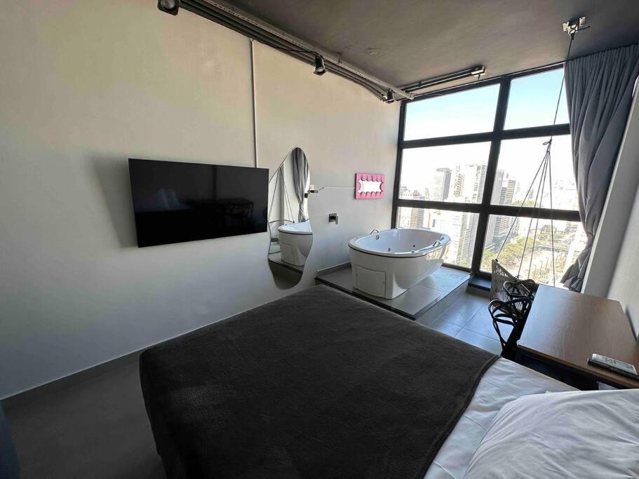 サンパウロSky Loft - Andar 41アパートメント エクステリア 写真