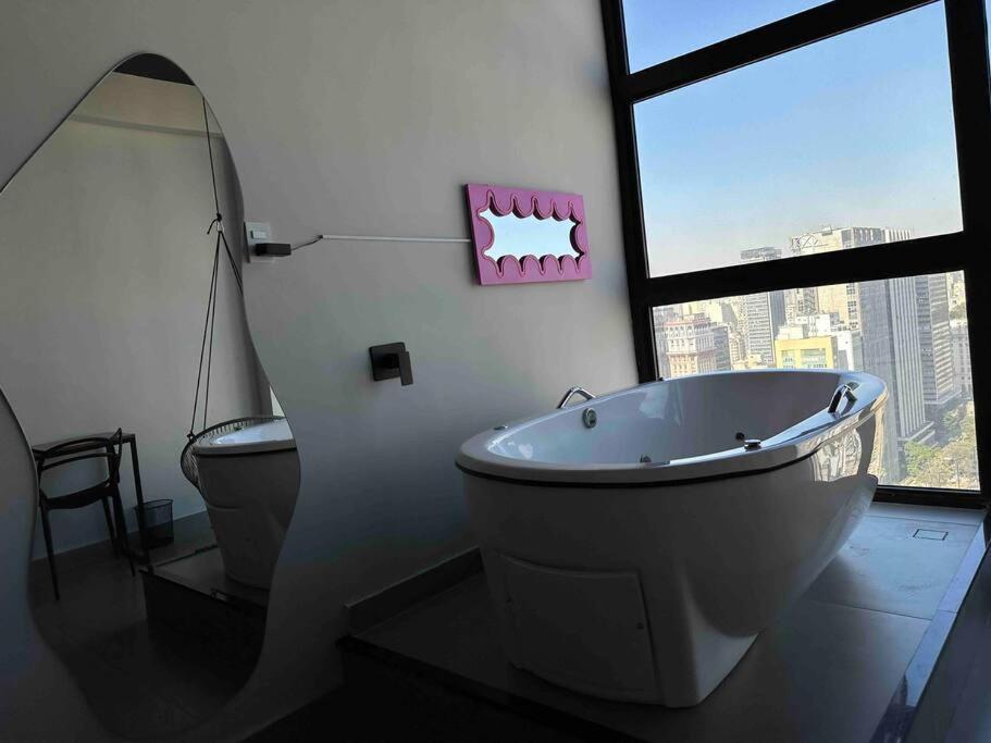 サンパウロSky Loft - Andar 41アパートメント エクステリア 写真