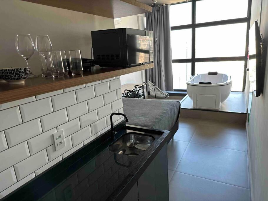 サンパウロSky Loft - Andar 41アパートメント エクステリア 写真