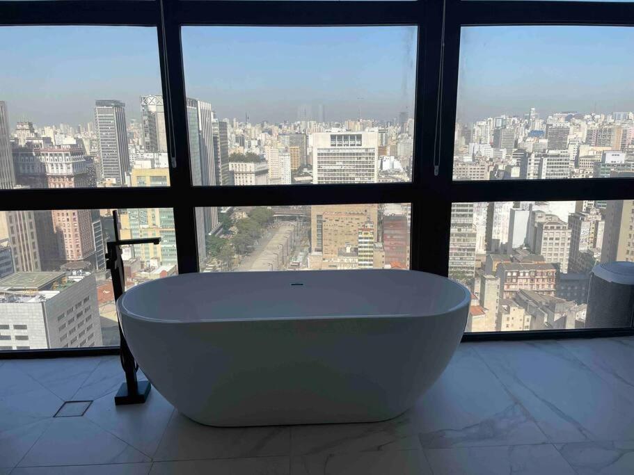 サンパウロSky Loft - Andar 41アパートメント エクステリア 写真