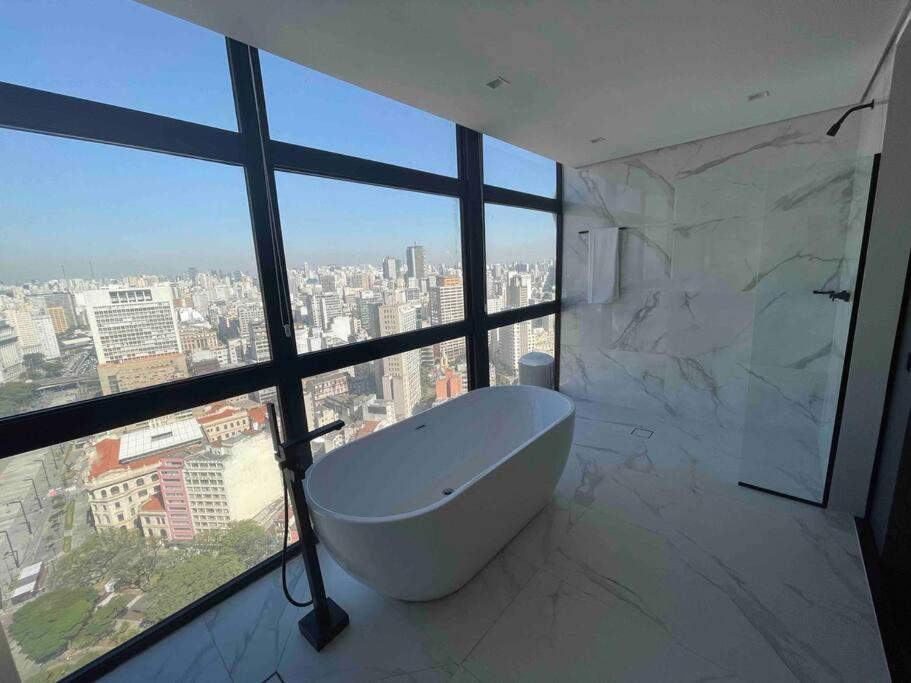 サンパウロSky Loft - Andar 41アパートメント エクステリア 写真
