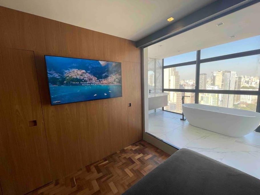 サンパウロSky Loft - Andar 41アパートメント エクステリア 写真