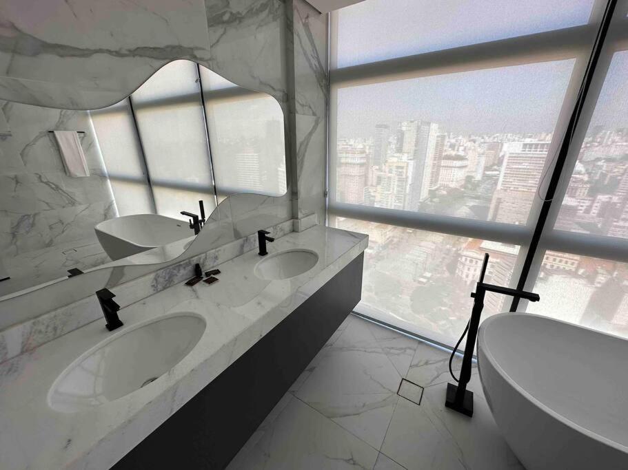 サンパウロSky Loft - Andar 41アパートメント エクステリア 写真